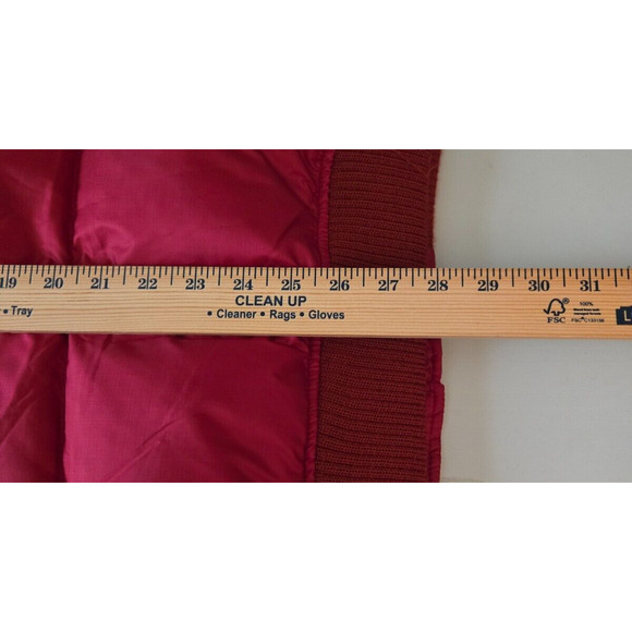 Vintage Woolrich Womens Red Puffer Vest XL Warm - Picture 9 of 10